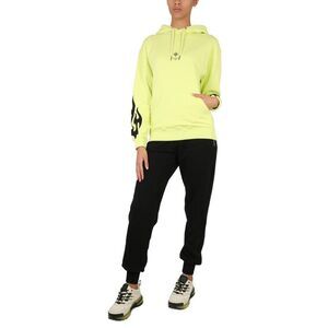 GIVENCHY Logo and Flame Detail Hoodie Women YELLOW Sweaters & Knitwear